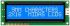 Midas MC21609AB6W-BNMLW-V2 AB Alphanumeric LCD Display, Blue on White, 2 Rows by 16 Characters, Transmissive