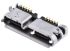 Conector USB Hirose ZX360D-B-10P(30), Hembra, Ángulo de 90° , Montaje en PCB, Versión 2.0, 30,0 V., 1.0A, ZX360