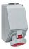 Legrand IP67 Red Wall Mount 3P + N + E Industrial Power Socket, Rated At 125A, 415 V