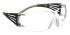 3M SecureFit 400 Reader Anti-Mist UV Safety Glasses, Clear Polycarbonate Lens