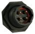 Souriau Circular Connector, 4 Contacts, Cable Mount, Socket, Male, IP68, IP69K, UTS Series