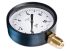 Bourdon Skalen Hydraulikmanometer 0bar ±2.5%, Ø 100mm Stahl Gehäuse, DKD/DAkkS-kalibriert