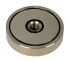 Neodymový magnet Válcový, nízký Závitový otvor M3, délka: 4.5mm 10N, tloušťka: 4.5mm, M3 10mm Eclipse