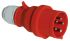 Bals IP44 Red Cable Mount 3P+N+E Industrial Power Plug, Rated At 16A, 415 V