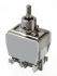 APEM Toggle Switch, Panel Mount, (On)-Off-(On), DPDT, Screw Terminal, 250V ac