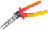 RS PRO Long Nose Pliers, 220 mm Overall, Straight Tip, VDE/1000V