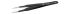 Brucelles ideal-tek 2A.SA.NE ESD pointe plate arrondie en Polyester (poignée), Acier inoxydable (corps), L. 120 mm