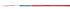 RS PRO 2 Core 20 AWG Telephone Cable, 1/0.81 mm, Red Sheath, 100m