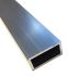 Rectangular Aluminium Metal Tube, 60 x 40mm OD, 56 x 36mm ID, 1m L, 60mm W, 40mm H, 2mm Thickness