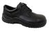 Rockfall Black Fibreglass Toe Capped Safety Shoes, UK 7