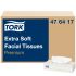 Extra Soft White Facial Tissues, Box of 150