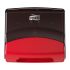 Tork Plastic Red Wall Mounting Paper Towel Dispenser, 206mm x 394mm x 427mm