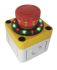 APEM A02ES-H Emergency Stop Push Button, Panel Mount, 22.7mm Cutout, NO/2NC