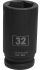 RS PRO 32mm, 3/4 in Drive Impact Socket