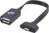 Kabel USB Złącze A USB A Złącze B Micro USB typu B dł. 1m Przewód USB USB 2.0 kolor: Czarny