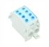 Weidmuller 2(输入),2(输出)路 蓝色 同轴电缆, 300 A, 160 (UR) A , 8 AWG线规格, 1 kV 交流/直流,600 V