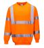 RS PRO Orange Men Work Sweatshirt, XL