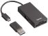 Hama USB 2.0 External Card Reader for MicroSD, SD Memory Cards