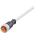 ifm electronic Female 4 way M12 to Unterminated Sensor Actuator Cable, 10m