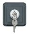 Hager Grey Push Button Light Switch, 1 Gang, WNC