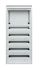 Caja modular Hager Vega D FD de 168 módulos, 1200 x 550 x 193mm, Plástico, IP30
