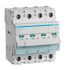 Hager 4P Pole Isolator Switch - 80A Maximum Current, IP20