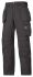 Snickers Craftsman Black Men's Cotton, Polyester Trousers 36in, 100cm Waist