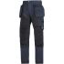 Snickers FlexiWork Black Men's Polyester Work Trousers 31in