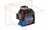 Livella laser a linee autolivellante Bosch GLL 3-80 per uso Interno, Classe 2, ±0.2mm/m, 540nm, Rosso