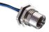 RS PRO Straight Female 5 way M12 to Unterminated Sensor Actuator Cable, 300mm