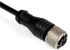 RS PRO Straight Female 4 way M12 to Unterminated Sensor Actuator Cable, 5m