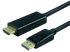 Roline Male DisplayPort to Male HDMI, PVC  Cable, 2m