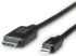 Roline Male Mini DisplayPort to Male HDMI, PVC Cable, 1m