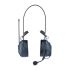 3M LiteCom Wireless Electronic Ear Defenders with Helmet Attachment, 32dB, Blue, Noise Cancelling Microphone