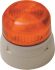 Klaxon Flashguard QBS Series Amber Steady Beacon, 110 V ac, Base Mount, LED Bulb, IP67