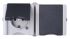 Kopp proAQA Steckdose mit Schalter Schutzkontakt Aufputz 2-fach Außen Thermoplast Grau, 2-polig / 16A