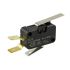 ZF Short Lever Micro Switch, Tab Terminal, 16 A @ 250 V ac, SPDT