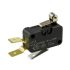 ZF Short Roller Lever Micro Switch, Tab Terminal, 16 A @ 250 V ac, SPDT