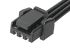 Kabel przewód-płytka, Micro-Lock Plus, 50 V DC, 50 V AC, 1,5 A, raster: 1.25mm, 150mm, Cyna, Czarny