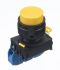 Idec YW Series Illuminated Push Button Complete Unit, Panel Mount, 22mm Cutout, SPST, IP65