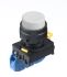 Idec YW Series Push Button Complete Unit, Panel Mount, 22mm Cutout, SPST, IP65