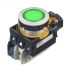 Pulsador Idec CW, color de botón Verde, SPST, Montaje en Panel, IP65, iluminado