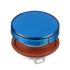 Cabezal de pulsador Idec serie HW, Ø 22mm, de color Azul, IP20