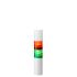 Patlite LR4 Series Coloured Buzzer Signal Tower, 2 Lights, 24 V dc, Direct Mount