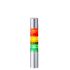 Patlite LR4 Series Coloured Buzzer Signal Tower, 3 Lights, 24 V dc, Direct Mount