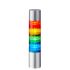 Patlite LR6 Series Coloured Buzzer Signal Tower, 4 Lights, 24 V dc, Direct Mount