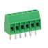 RS PRO PCB Terminal Block, 6-Contact, 2.54mm Pitch, Through Hole Mount, 1-Row, Screw Termination