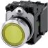 Siemens SIRIUS ACT 3SU11 Series Illuminated Push Button Complete Unit, Panel Mount, 22mm Cutout, SPST