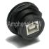 Conector USB Amphenol Industrial UB-20PMFP-LC7001, Hembra, Recta IP67, Montaje en Panel, 1.0A, UB