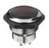 APEM Illuminated Push Button Switch, Momentary, Panel Mount, 30mm Cutout, DPDT, Red/Green LED, 12V dc